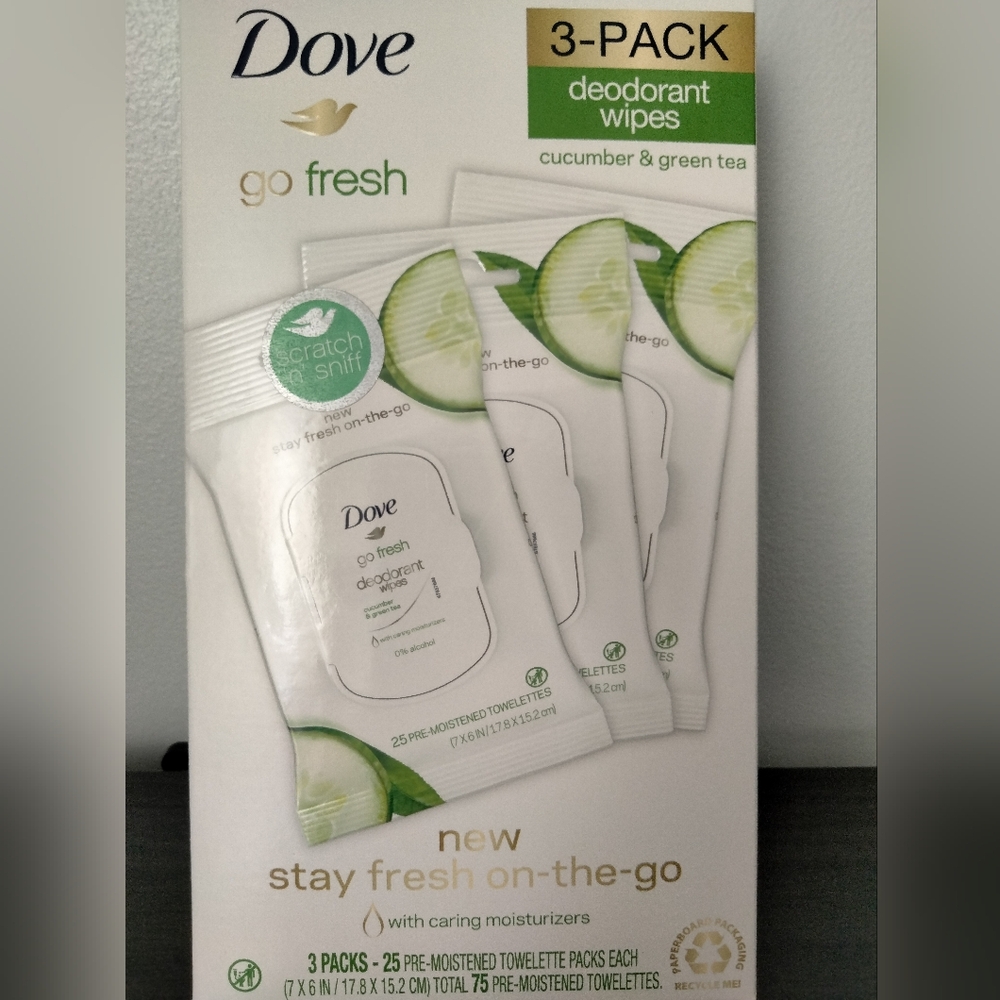 Dove Deodorant wipes -Rare- - Picture 3 of 8